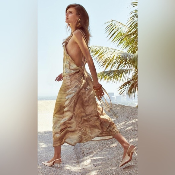 🔥🔥Zara Printed Dress ZW collection - Picture 1 of 5